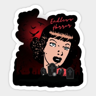 Endless Horror Vintage - Halloween! Sticker